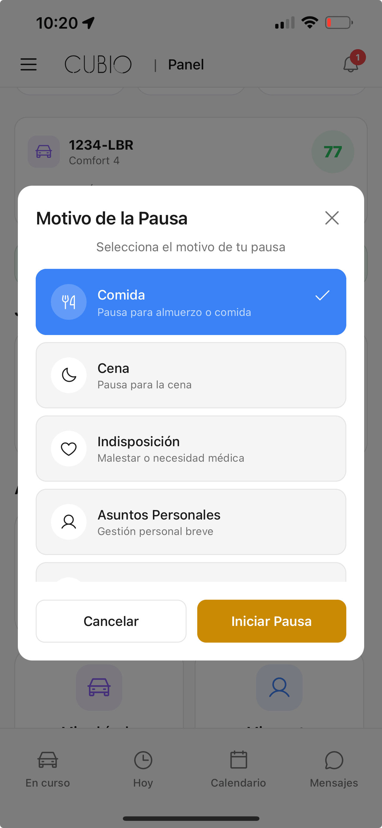 Gestión de Jornada